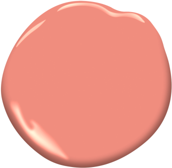 Coral Reef - Benjamin Moore Fresno (360x360), Png Download