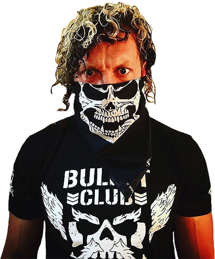 Kenny Omega Png Transparent Background - Bullet Club Njpw Japan Pro Wrestling Logo Black T-shirt (894x894), Png Download