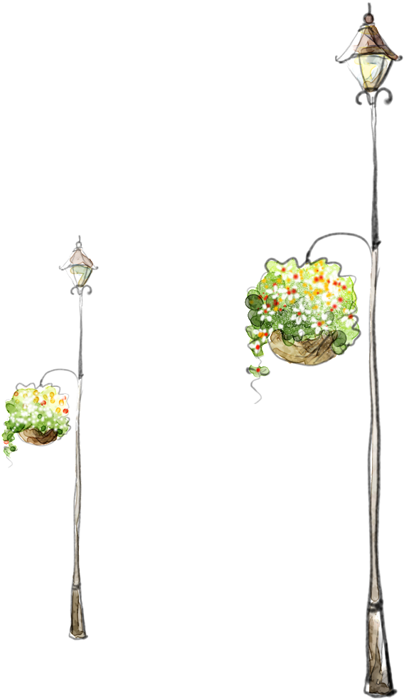 Hand-painted Street Lamp Basket - Kata Kata Jangan Tinggalkan Yang Baik Demi Yang Terbaik (1024x1024), Png Download