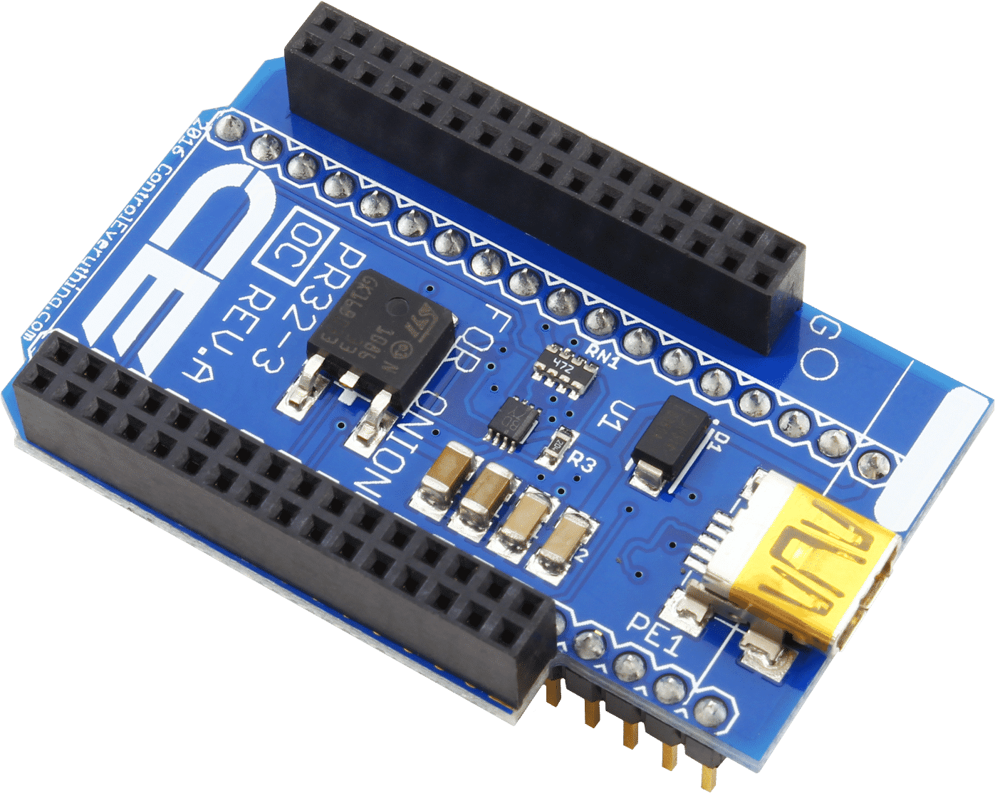 This Adapter Will Plug Into The All Ce Particle Electron - Electronic Component (2500x1667), Png Download
