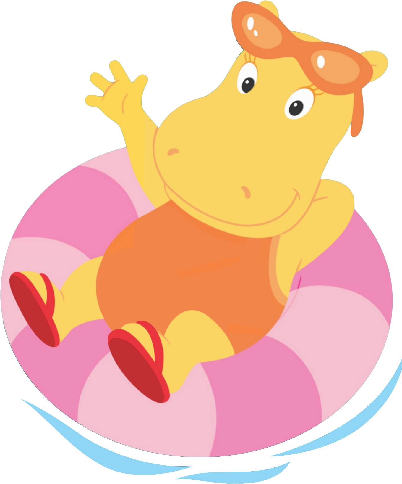 The Backyardigans Tasha Swimming - Backyardigans Tasha Zazzle (1380x1668), Png Download