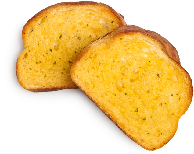 Toasts - Garlic Bread Transparent (647x519), Png Download