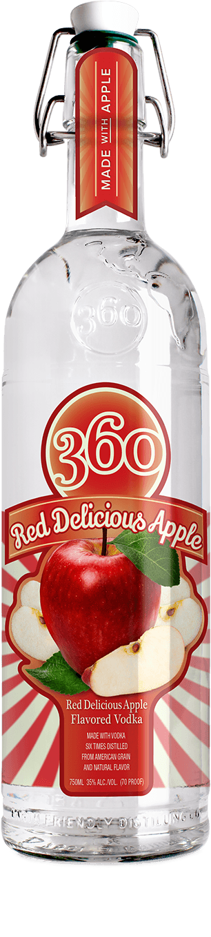 You Know What They Say About An Apple A Day - 360 Red Delicious Apple Vodka (1000x1500), Png Download
