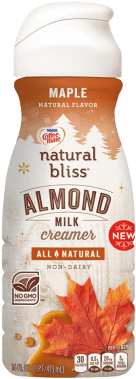 Natural Bliss Maple Almond Milk - Coffee Mate Almond Milk Creamer (350x400), Png Download