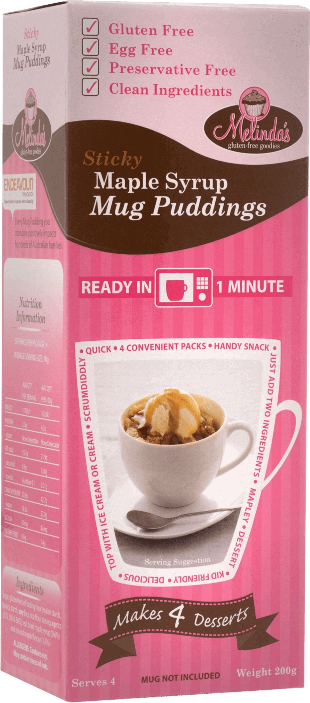 Melindas Gluten Free Brownie Mug (955x1536), Png Download