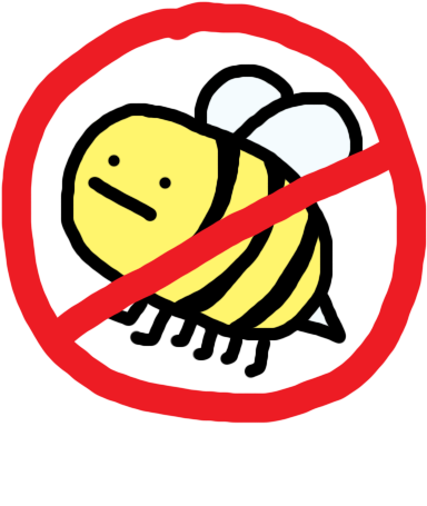 I Hate Bees - Hate Bees (500x500), Png Download