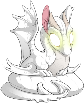 Glowing Light Eyes - Flight Rising Arcane Primal (350x350), Png Download