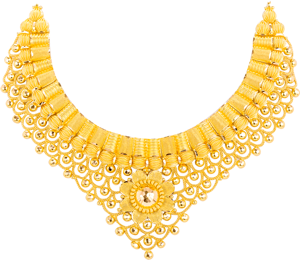 Jewellery Transparent - Bridal Gold Necklaces Set (1200x1200), Png Download