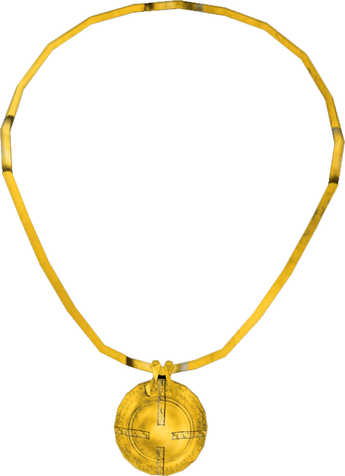 Gold Amulet O - Gold Amulet Png (501x690), Png Download