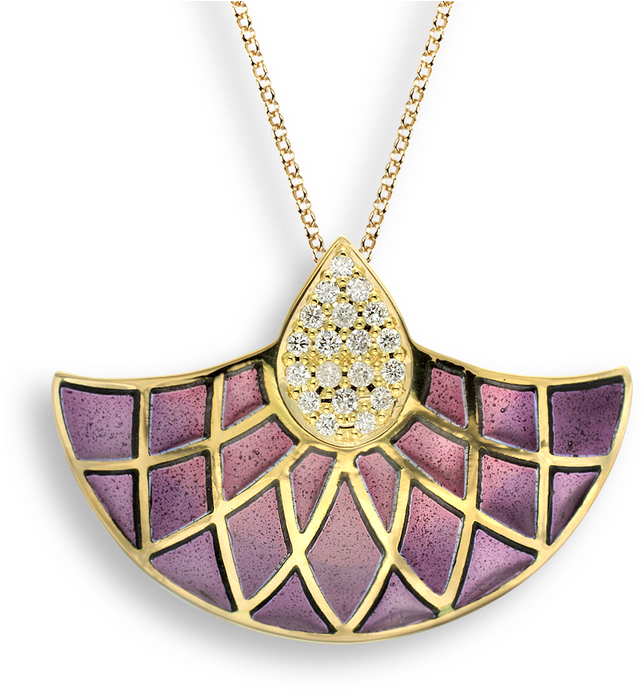 Nicole Barr Designs 18 Karat Gold Necklace Art Deco - Freshwater Pearl Red Poppy Necklace - 18k Gold 18 Inch (800x800), Png Download