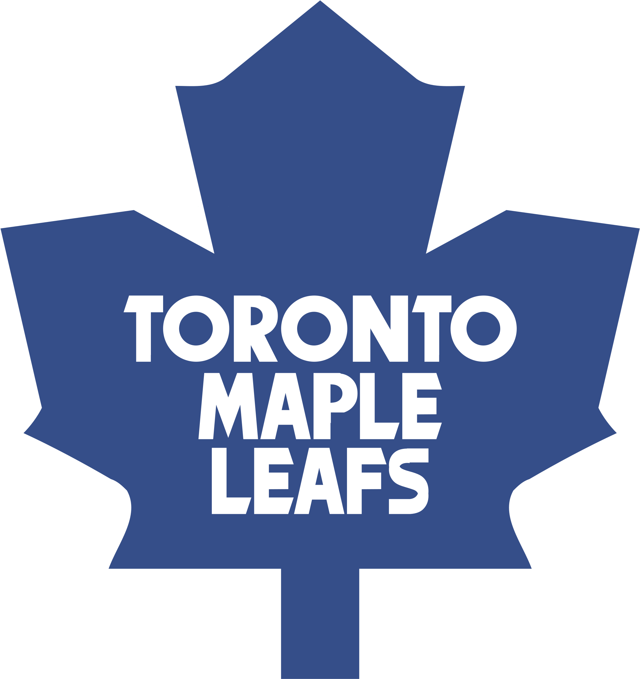 Toronto Maple Leafs Logo Png Transparent - Toronto Maple Leafs Sign (2400x2400), Png Download