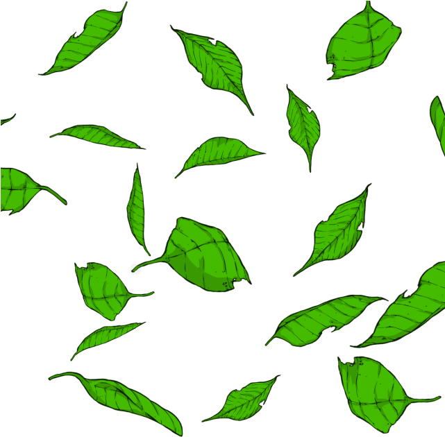 Le Vecteur Des Leafs - Hojas Animado Png (640x640), Png Download