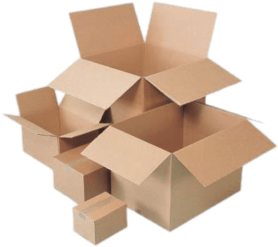Cardboard Boxes Different Sizes - Cardboard Png (400x400), Png Download