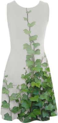Watercolor Vines, Climbing Plant Atalanta Sundress - Wall Backpack By Ivaw (500x500), Png Download