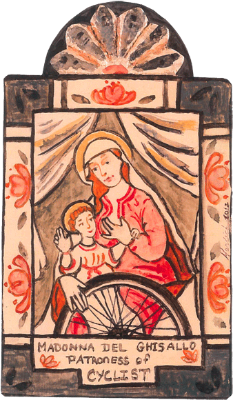 Icon Madonna Del Ghisallo (480x600), Png Download
