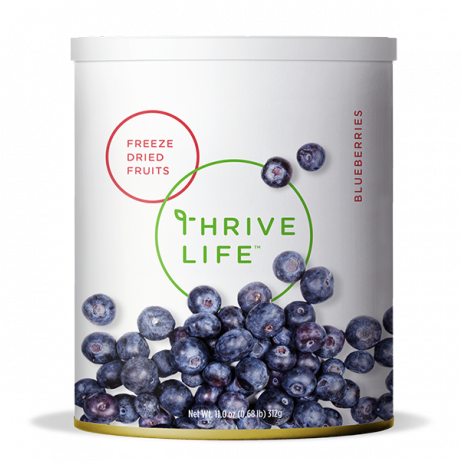 Blueberries - Freeze Dried - Thrive Life Foods Can (736x460), Png Download