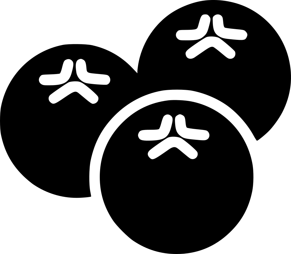 Blueberries Comments - Blueberry Vector Icon Png (980x854), Png Download