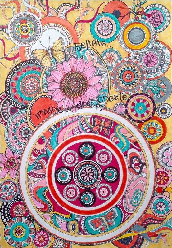 Jackie Fuller Mandala - Circle (800x800), Png Download