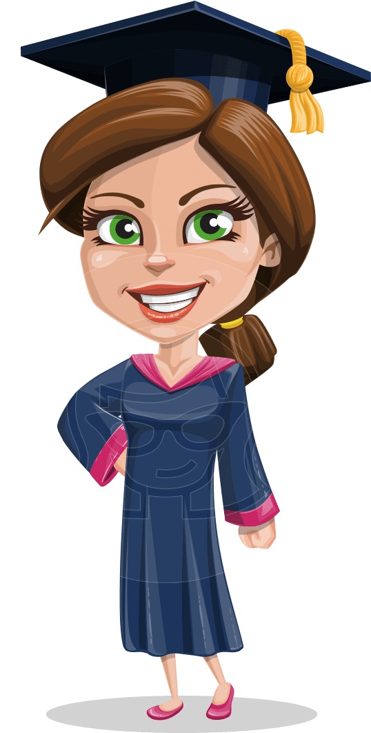 Sheryl Best Graduate - Cartoon Graduated (957x1060), Png Download