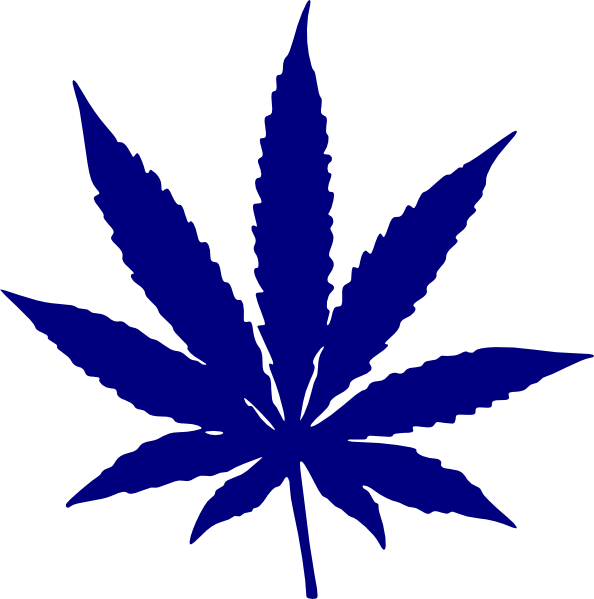 Marijuana Leaf Clip Art (594x599), Png Download