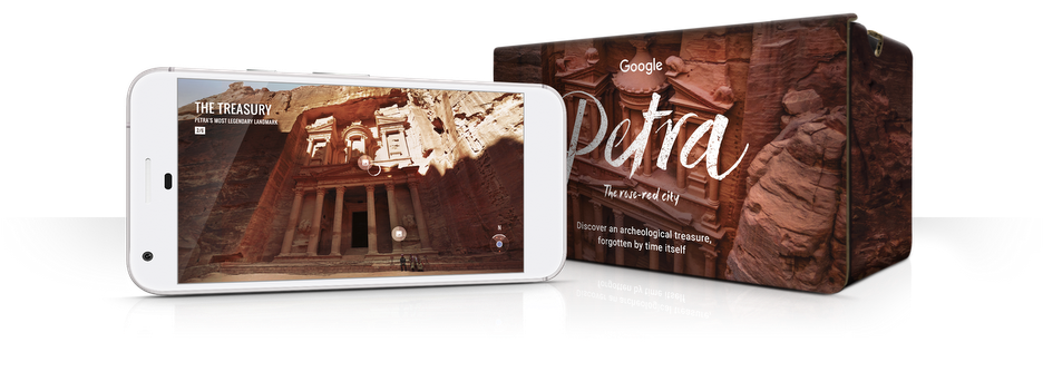 Petra Blog Cardboard Creative V2 Grey - Petra (1000x469), Png Download