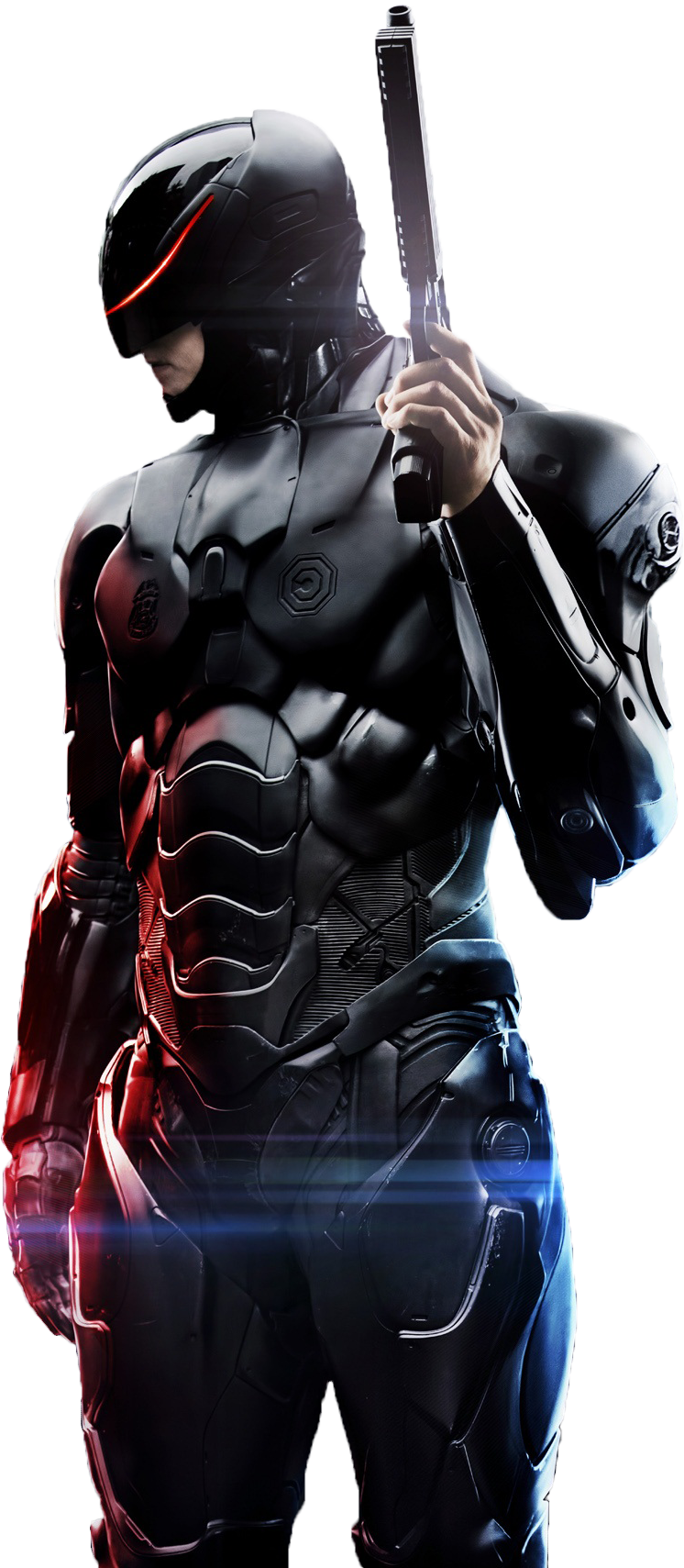 Robocop Png - Robocop 2014 Png (746x1709), Png Download