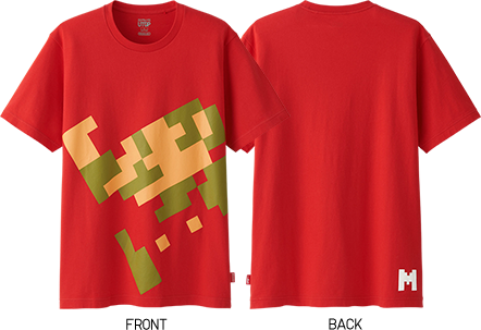 Nintendo And Uniqlo Teamed Up For A Worldwide T-shirt - Uniqlo Mario (442x303), Png Download