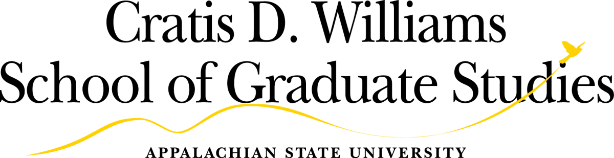 Cratis D Williams School Of Graduate Studies Rgb Copy - Appalachian State University (1200x309), Png Download