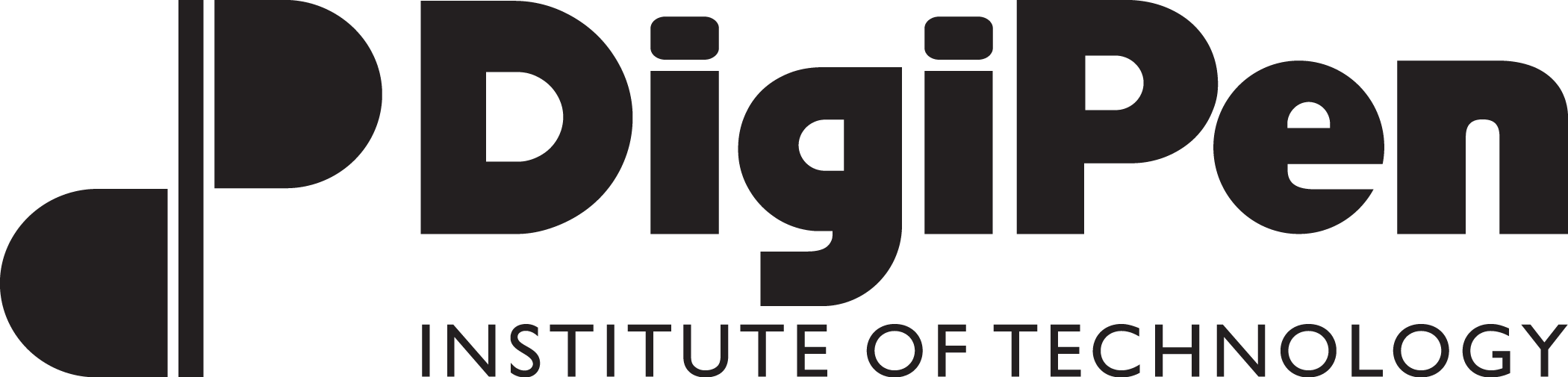 Field Trips - Digipen Institute Of Technology Logo (2100x505), Png Download
