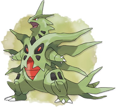 Megatyranitar X And Y - Mega Tyranitar Pokemon (400x379), Png Download