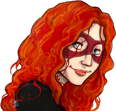 Dark Flame - Smoludozerka - Red Hair (460x400), Png Download