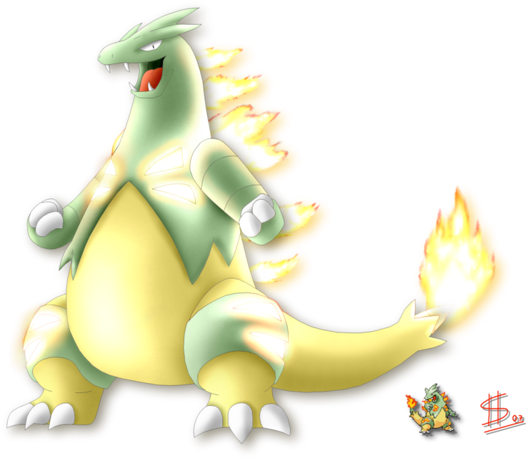 Tyranitar Vs Charizard (780x671), Png Download