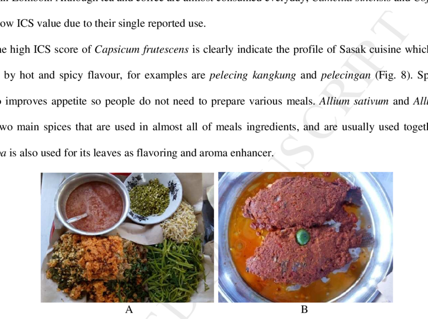 Hot And Spicy Dishes - Plecing Kangkung (850x634), Png Download