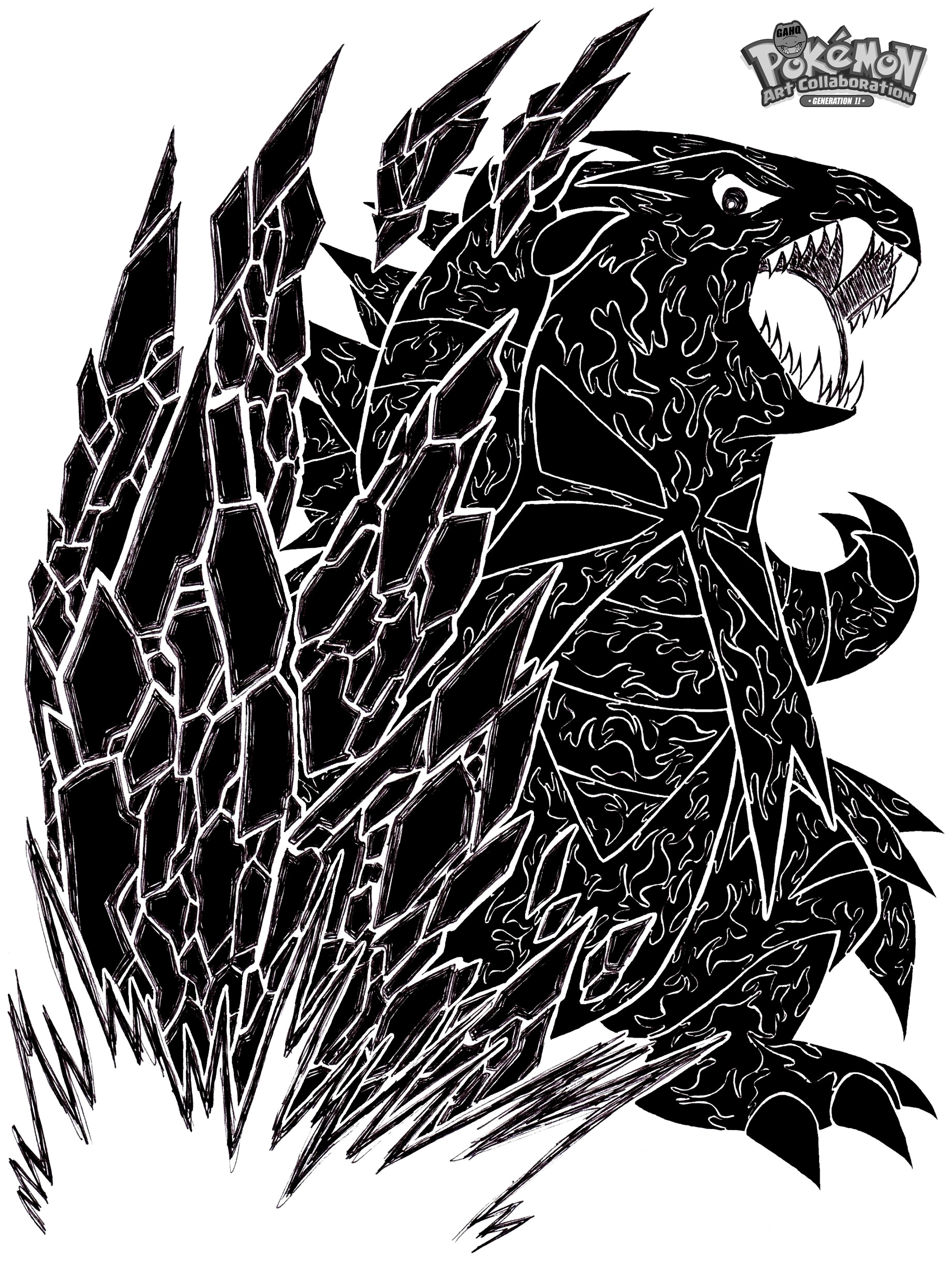 #248 Tyranitar Used Stone Edge And Dark Pulse In The (1833x2427), Png Download