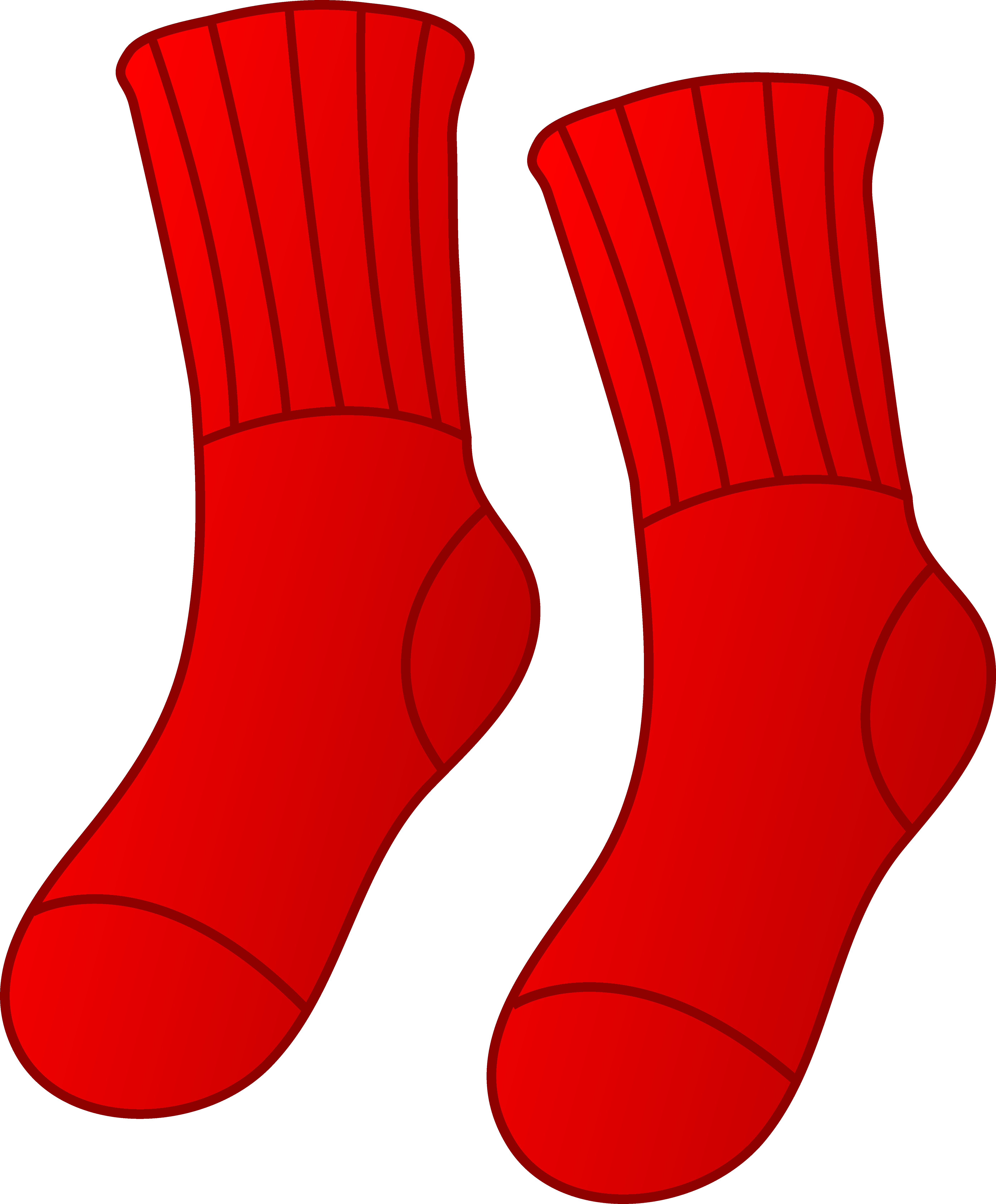 Santa Hat Png Tumblr - Socks Clipart (5570x6735), Png Download