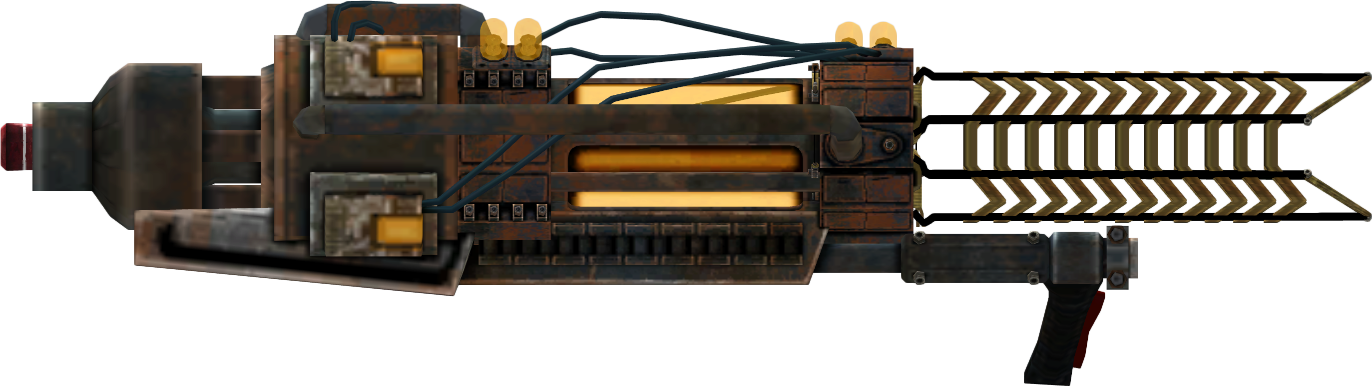 View Samegoogleiqdbsaucenao Fnvteslabeatonprototype - Laser Cannon Fallout 4 (2950x1000), Png Download