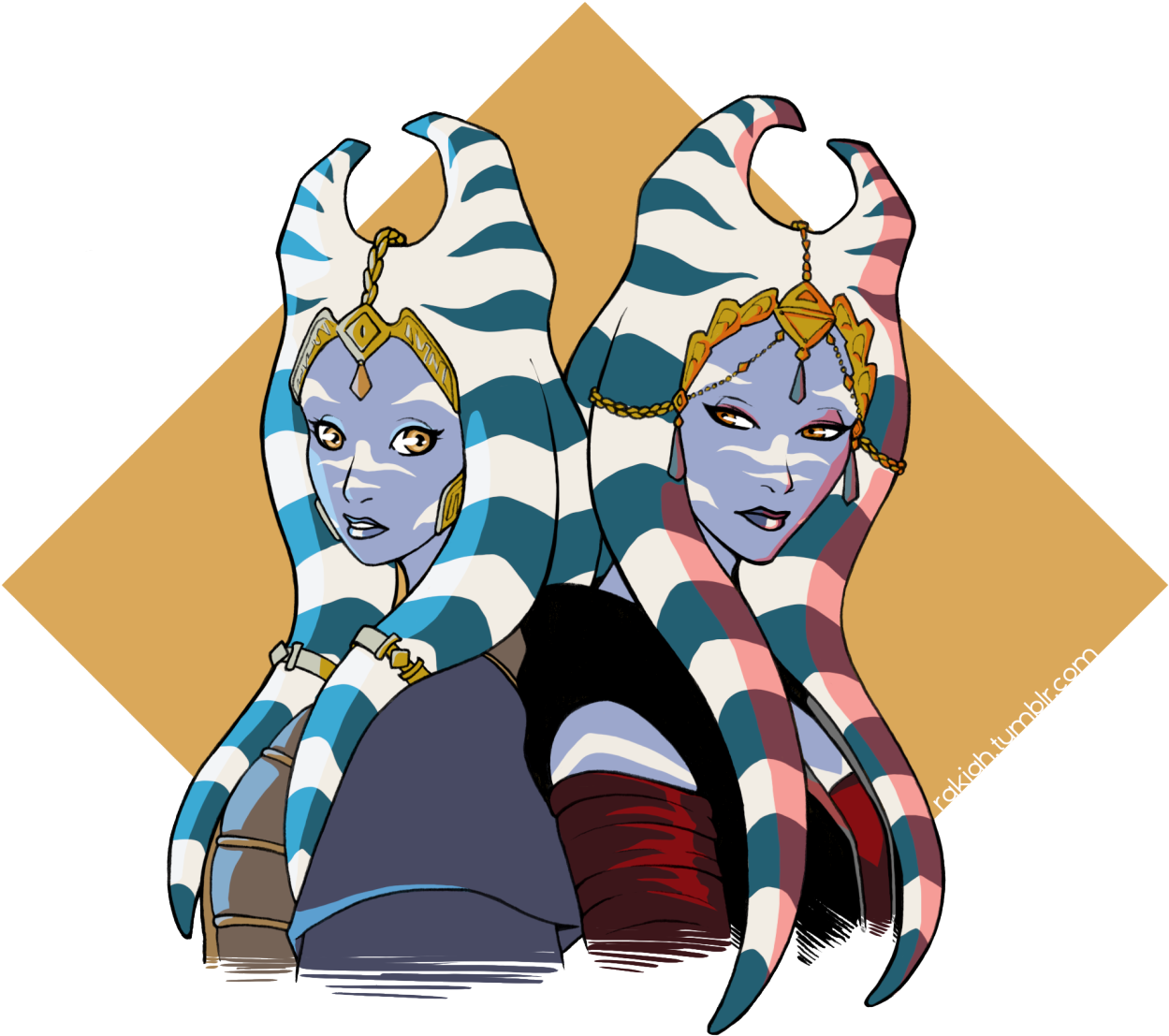 Togruta Sisters (1280x1136), Png Download