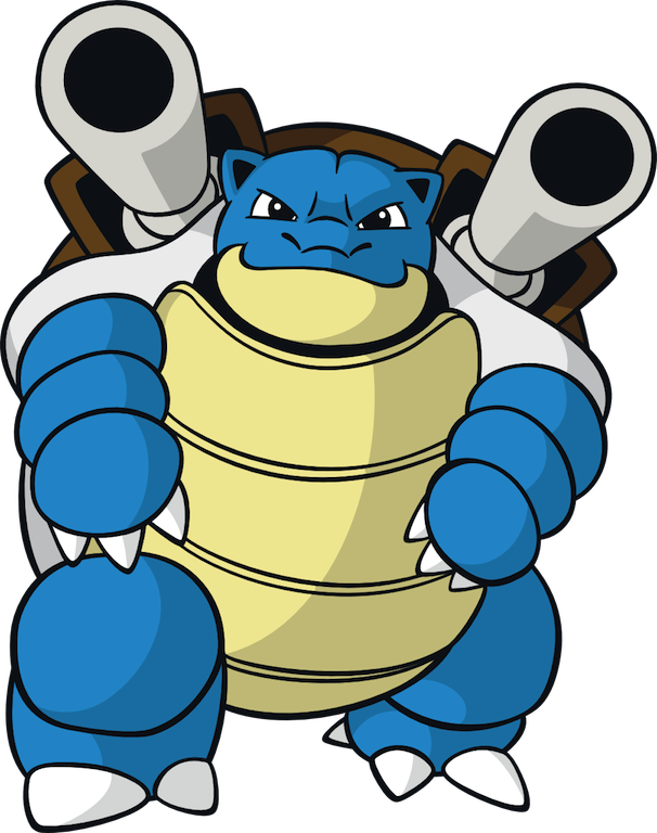 Of Speed And Tackles - Pokemon Blastoise (606x768), Png Download
