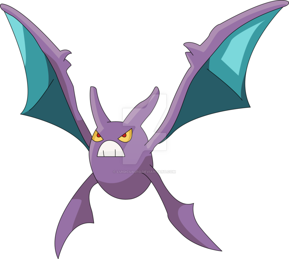 Crobat By Luigicuau10 My Pokemon, Favors, Dibujo - Crobat No Background (944x847), Png Download