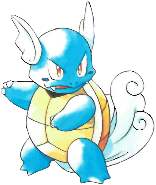 #008 Wartortle - Wartortle Red (518x612), Png Download