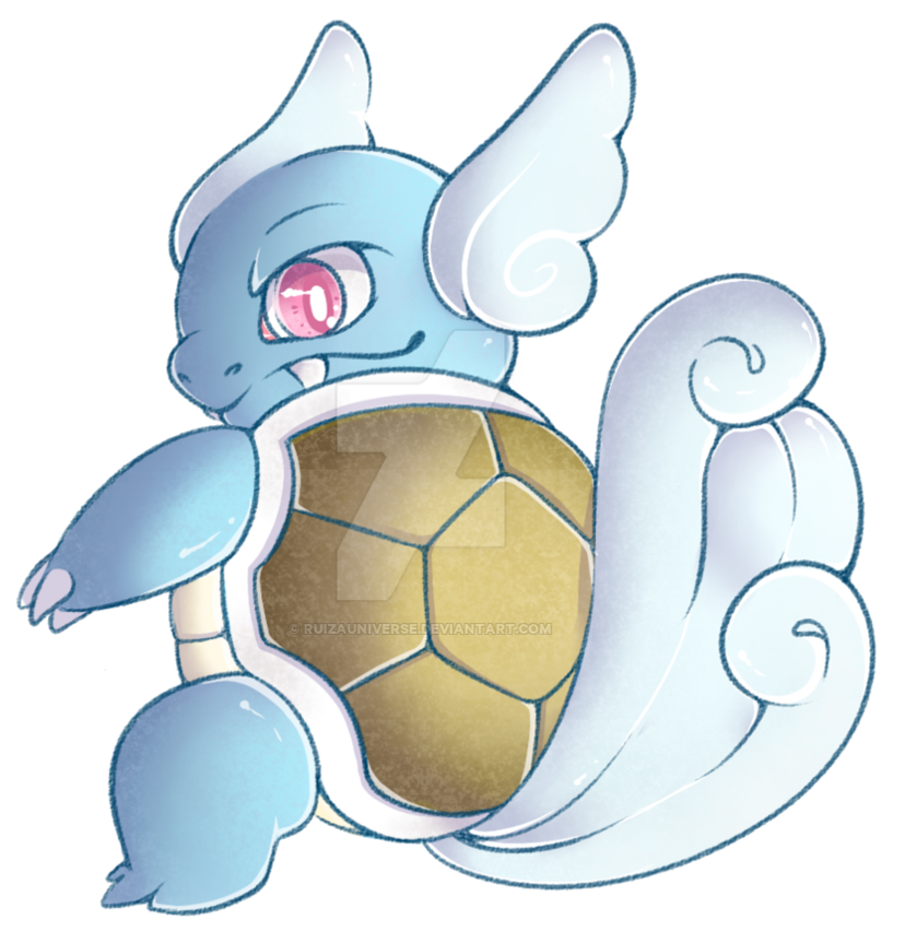 Wartortle By Ruizauniverse - Cartoon (894x894), Png Download