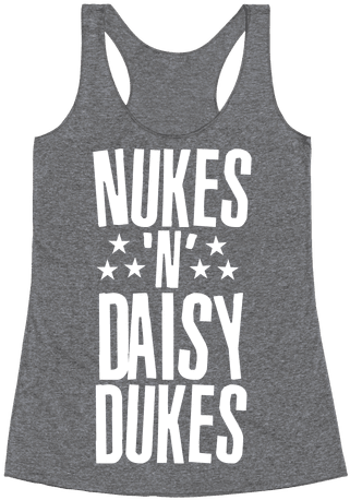 Nuke's 'n Daisy Dukes Racerback - Ruth Bader Ginsburg Shirt Workout (484x484), Png Download