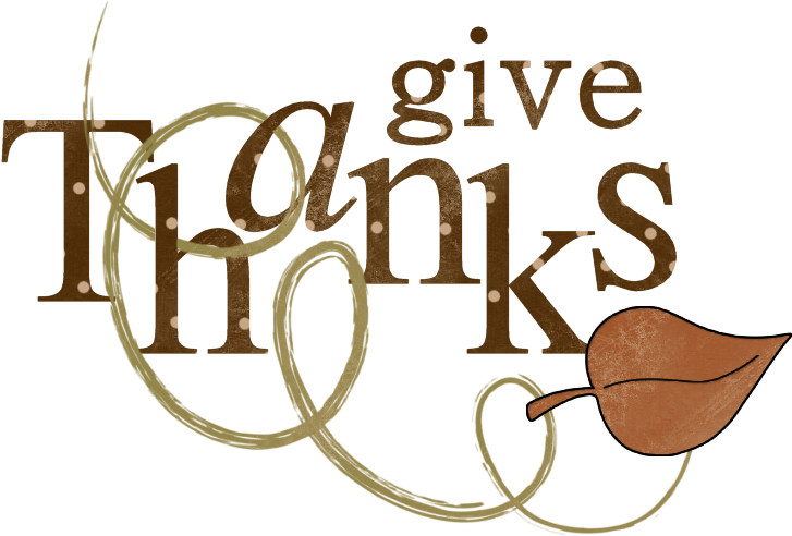 28 Collection Of We Give Thanks Clipart - Word Thanksgiving (800x550), Png Download