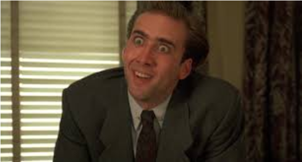 The Nick Cage - Nicolas Cage (615x424), Png Download