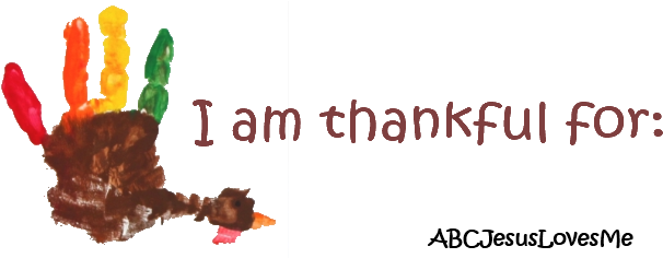 I Am Thankful For - Am Thankful For Sign For Preschool (636x235), Png Download