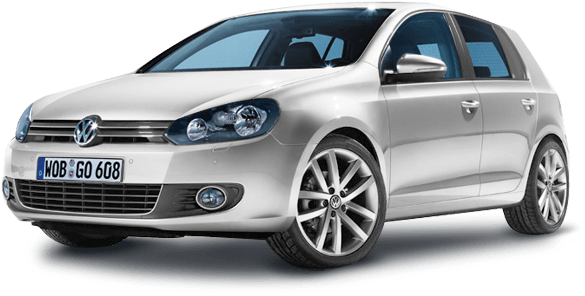 Golf Volkswagen Vw - Golf 6 (600x309), Png Download