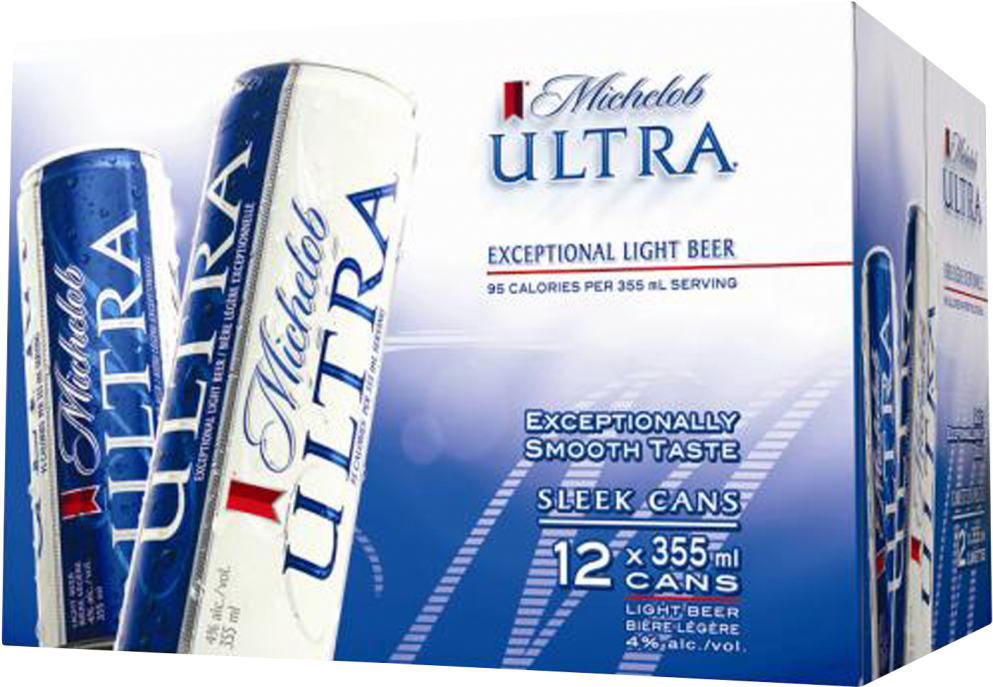 Michelob Ultra - Michelob Ultra Beer - 12 Pack, 10 Fl Oz Cans (1024x721), Png Download