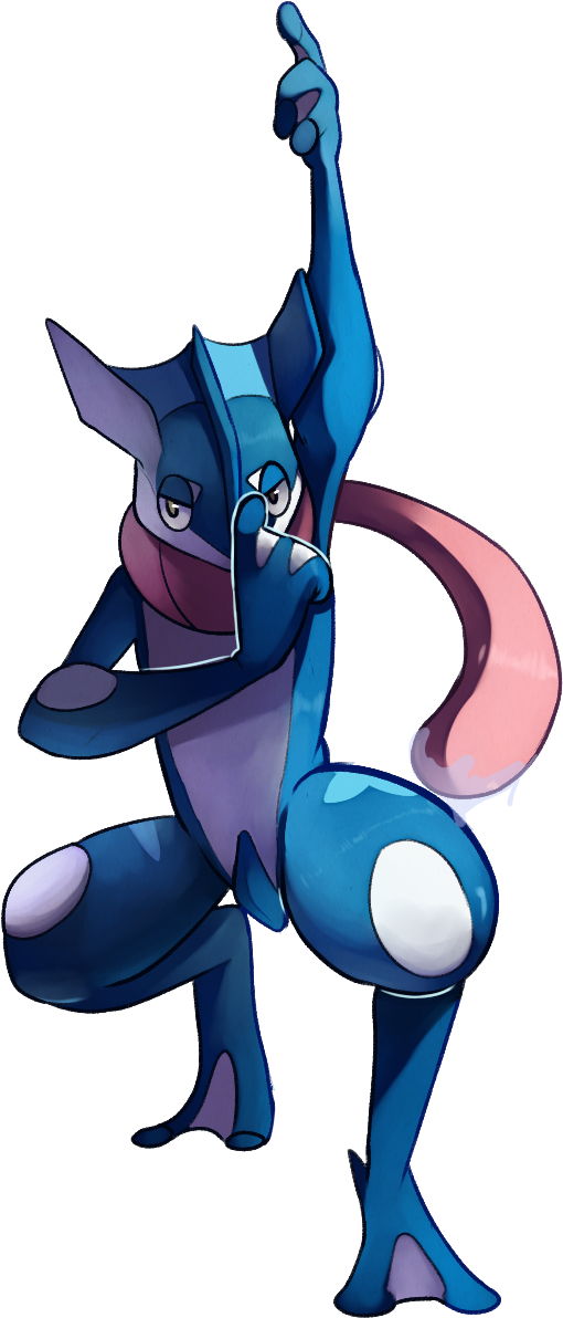 Greninja - Greninja Png Greninja Png (1078x1240), Png Download