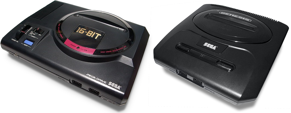 Japanese Mega Drive Mega - Mega Drive (954x375), Png Download