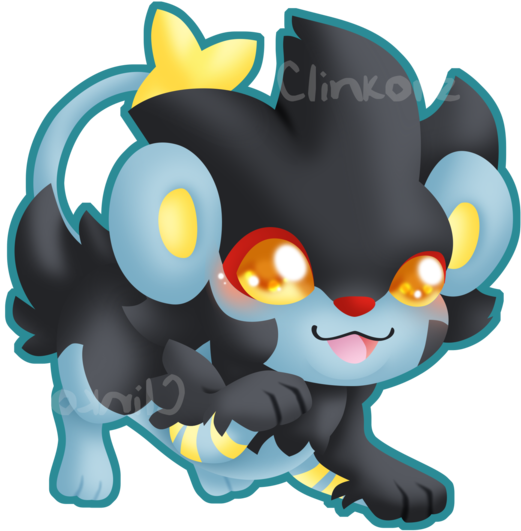 Luxray By Clinkorz On Deviantart - Fan Art Pokemon Cute (600x600), Png Download